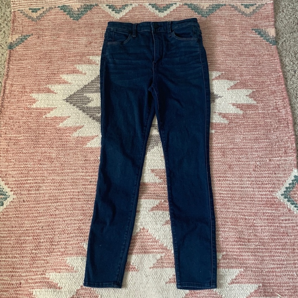 Abercrombie high rise skinny jeans